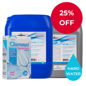 Glass Washer Hard Water Bundle 10ltr